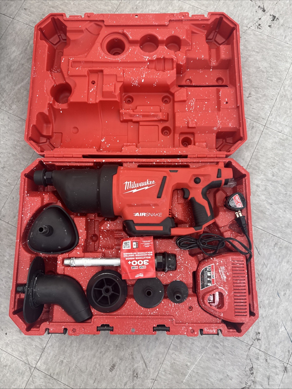 Milwaukee 2572b-21 M12 Drain Cleaning Air Gun Kit