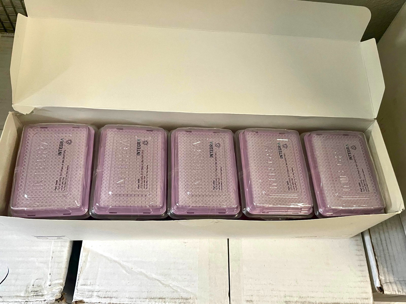 INTEGRA GripTips Eco Rack Long 12.5µl Filtered #3405 6 cases of 10 – Free Ship