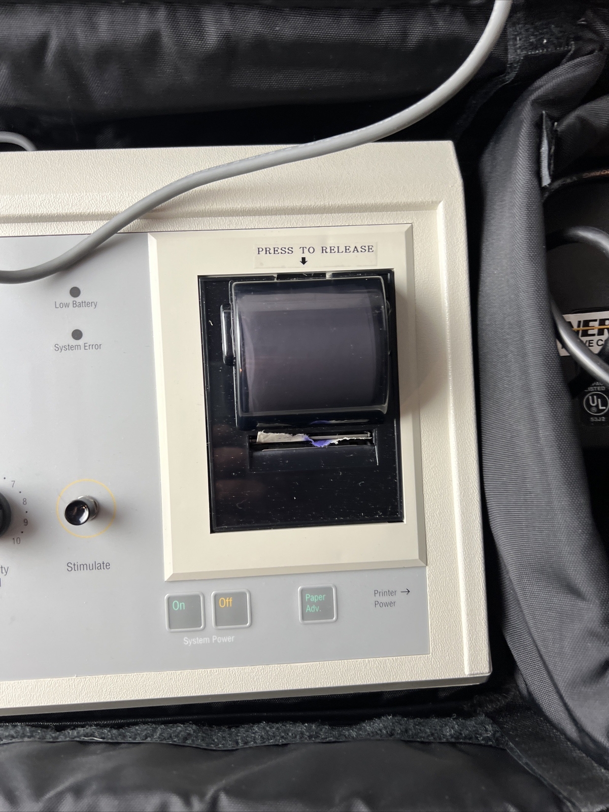 Neuroton NERVEPACE S-200 Nerve Conduction Monitor W/ Adapter BAG