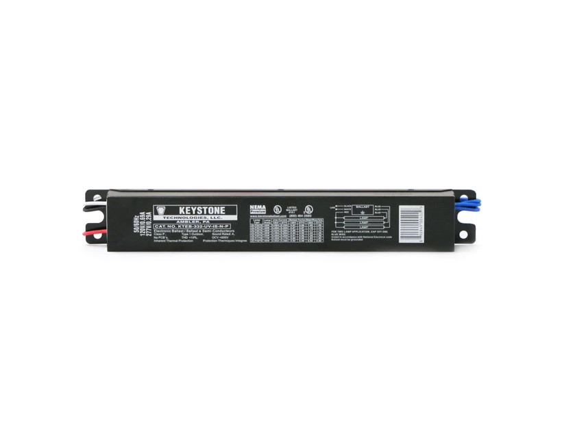 Keystone KTEB-332-UV-PS-N-P 120-277 Volt T8 Electronic Ballast New Open Box