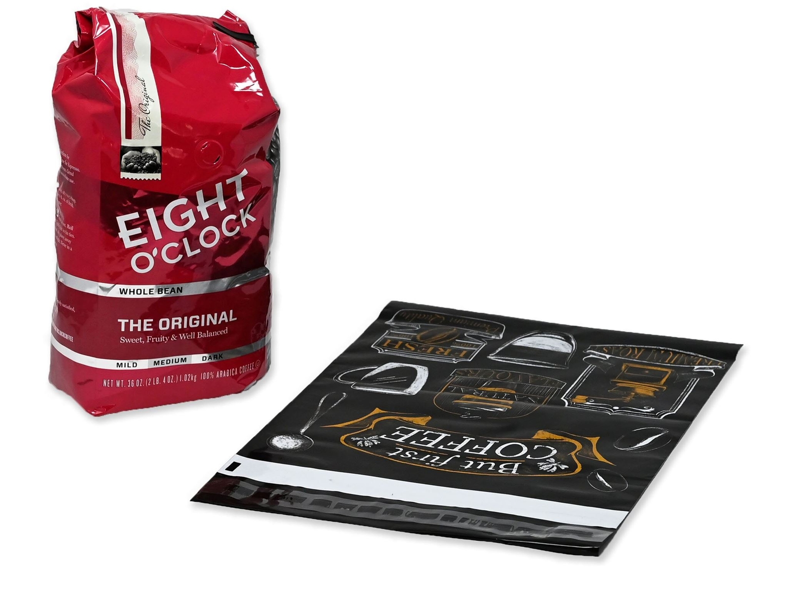 10×13 Inch Coffee Designer Mailers, Designer Self Sealing Shipping Mail Bags for