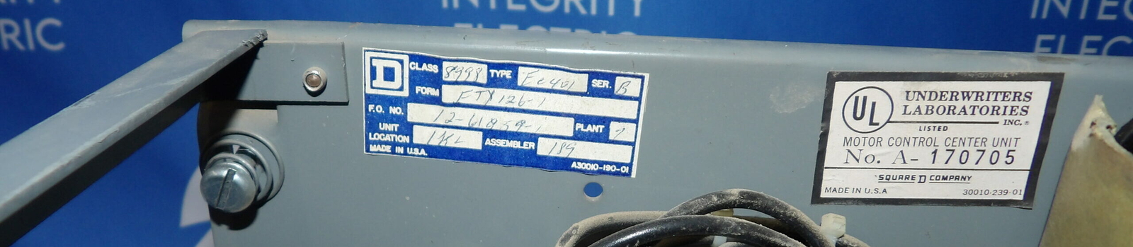 Square D 8536 SCO-3 8998 EC-401 Series B 3A Breaker MCC Motor Control + 1 Yea…