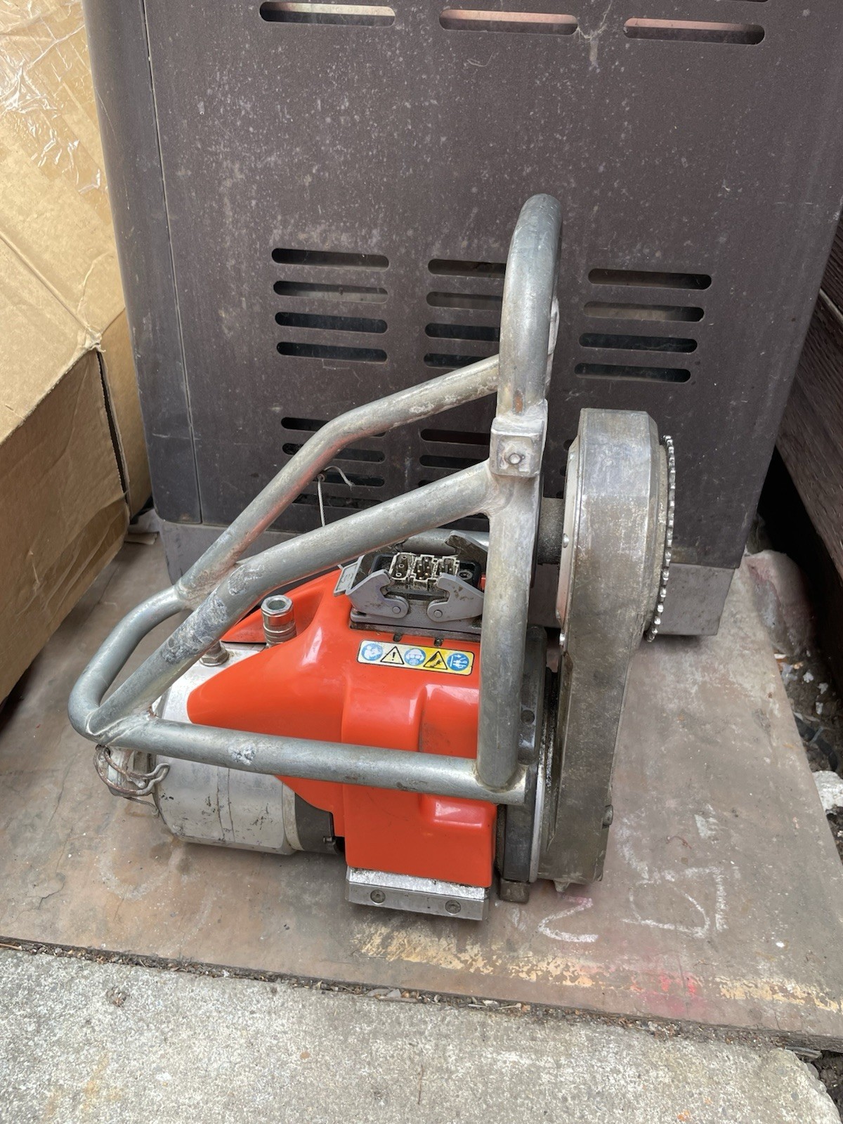 Husqvarna WS 482 HF System With PP 490 Wall Saw