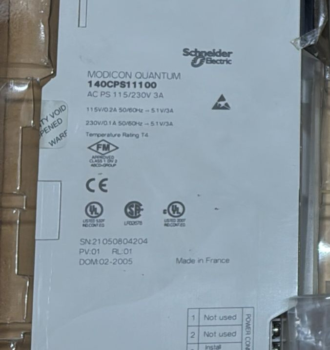 Schneider Electric 140CPS11100 NEW Modicon Power Supply 140-CPS-111-00