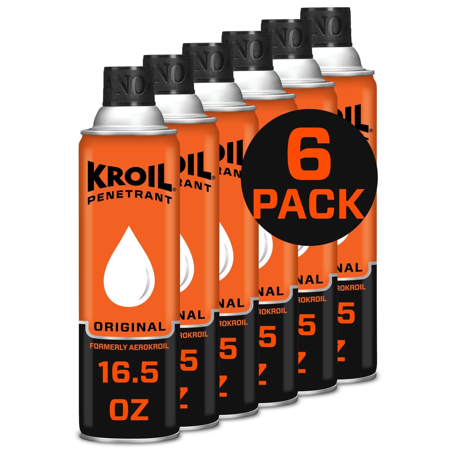 Kroil Original Penetrating Oil (Aerosol Spray-16.5oz Can-Case of 6)