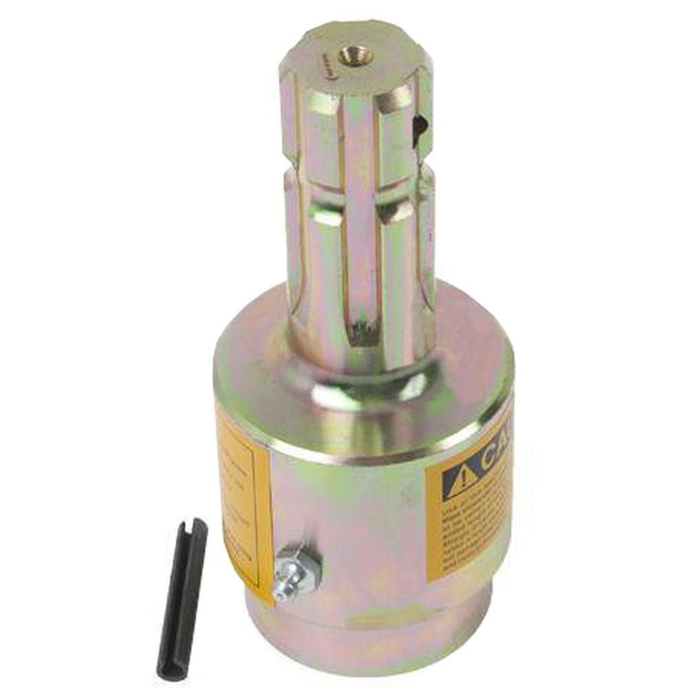 PTO Over Running Coupler 540 RPM Slip Over Run Clutch 1-3/8″ Male 1-3/8″ Female