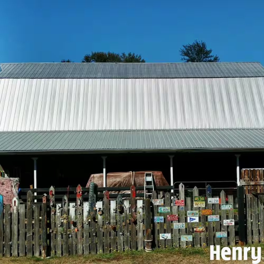 NEW HENRY 869 Rubberized Aluminum Roof Coating 4.75 Gal. Lower Roof Inside Temp