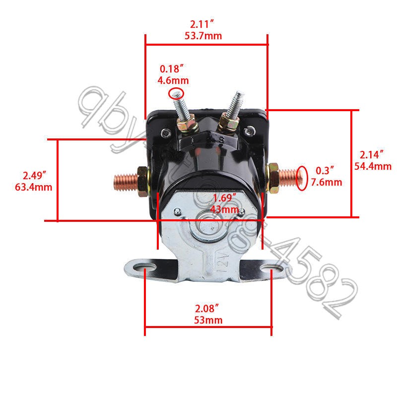 12V Starter Solenoid Relay 311006 For Ford 2000 3000 500 600 700 800 900 Tractor