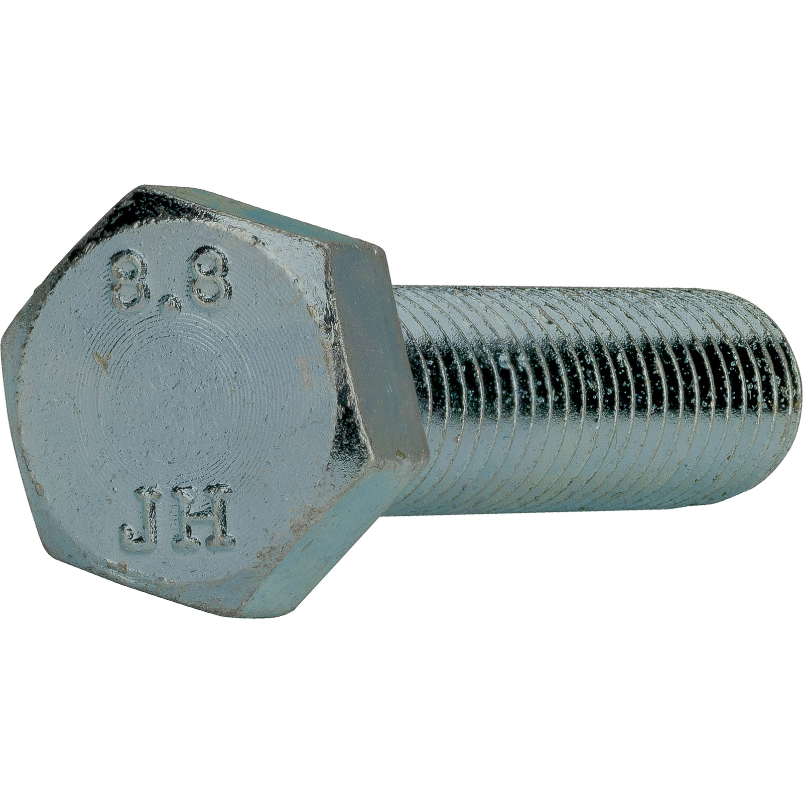 M8-1.25 Metric Hex Bolts Zinc Grade 8.8 Full Thread All Sizes 10mm through 130mm