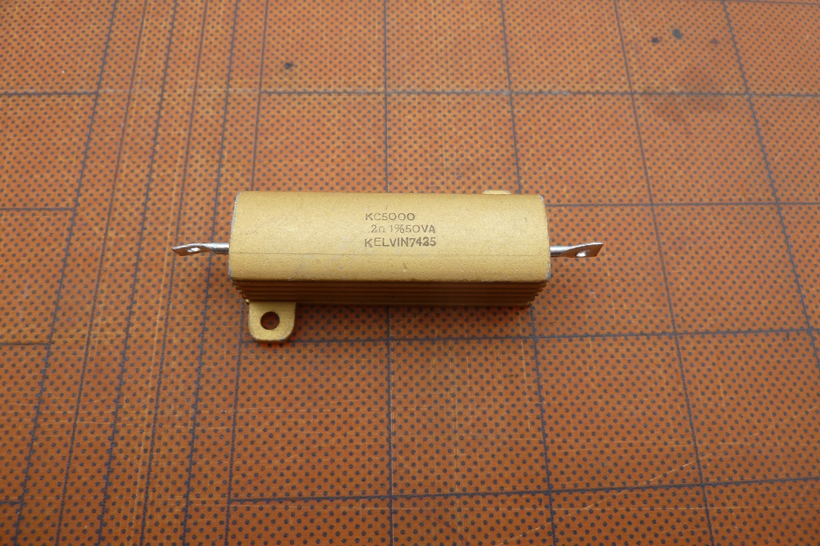 Resistor 0.2 Ω 50 Watts 1% Kelvin KC5000 (7 pcs) RH-50 Style