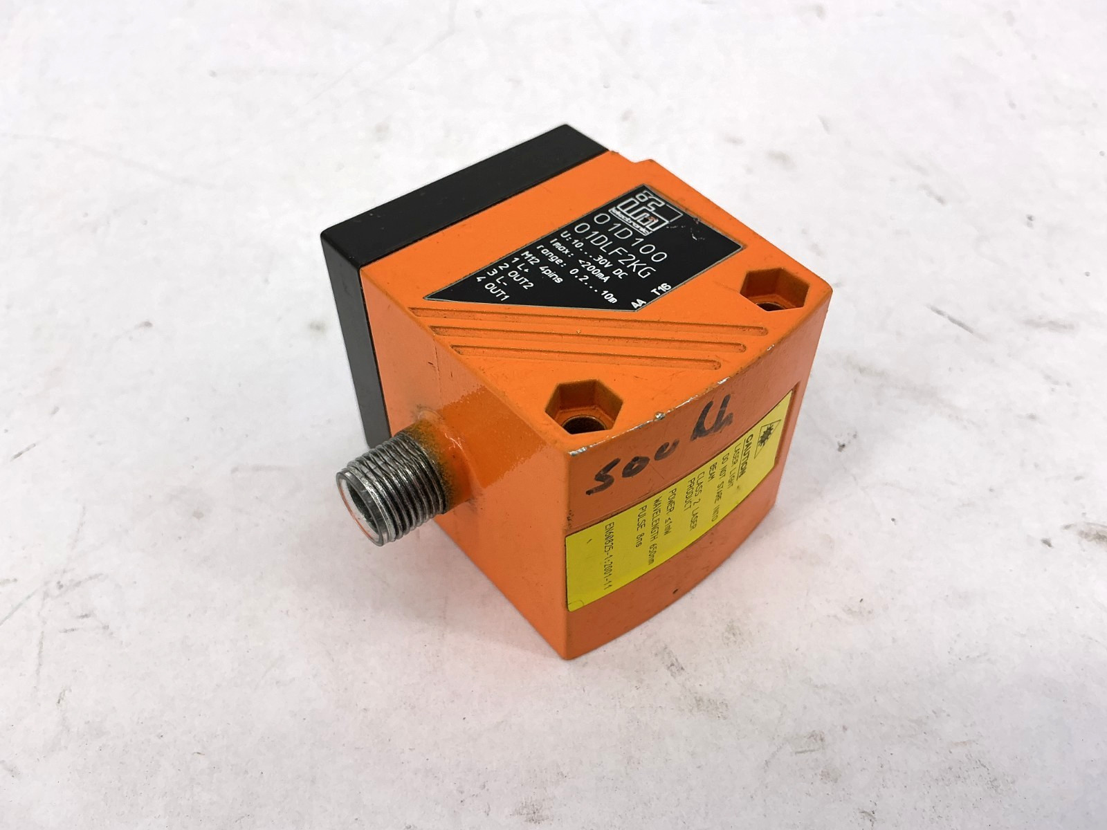 IFM O1D100 01DLF2KG Photoelectric Distance Sensor 01DLF3KG 0.2-10m 10-30V
