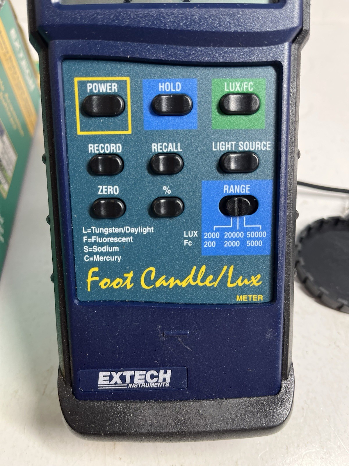 Extech 407026 Foot Candle/Lux Heavy Duty Light Meter