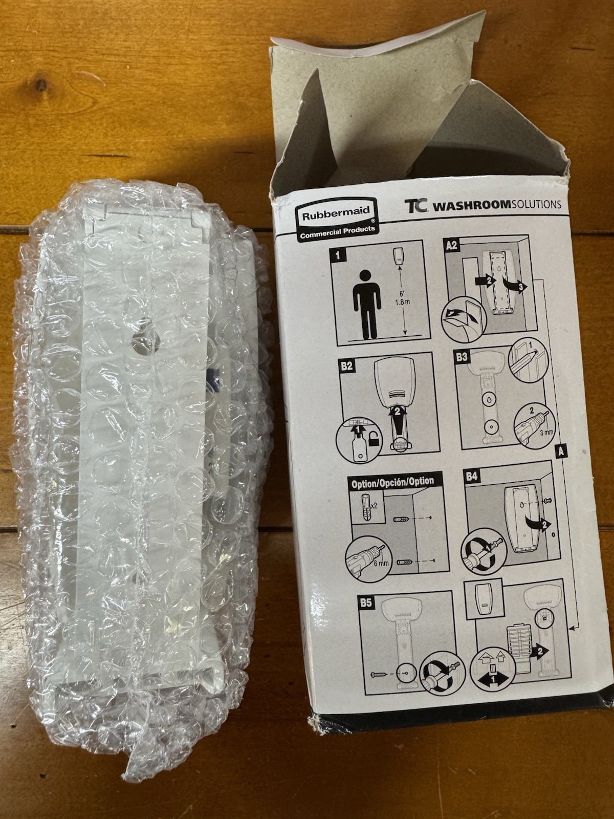 Rubbermaid Commercial 1793547 TC TCell Odor Control Dispenser – White New