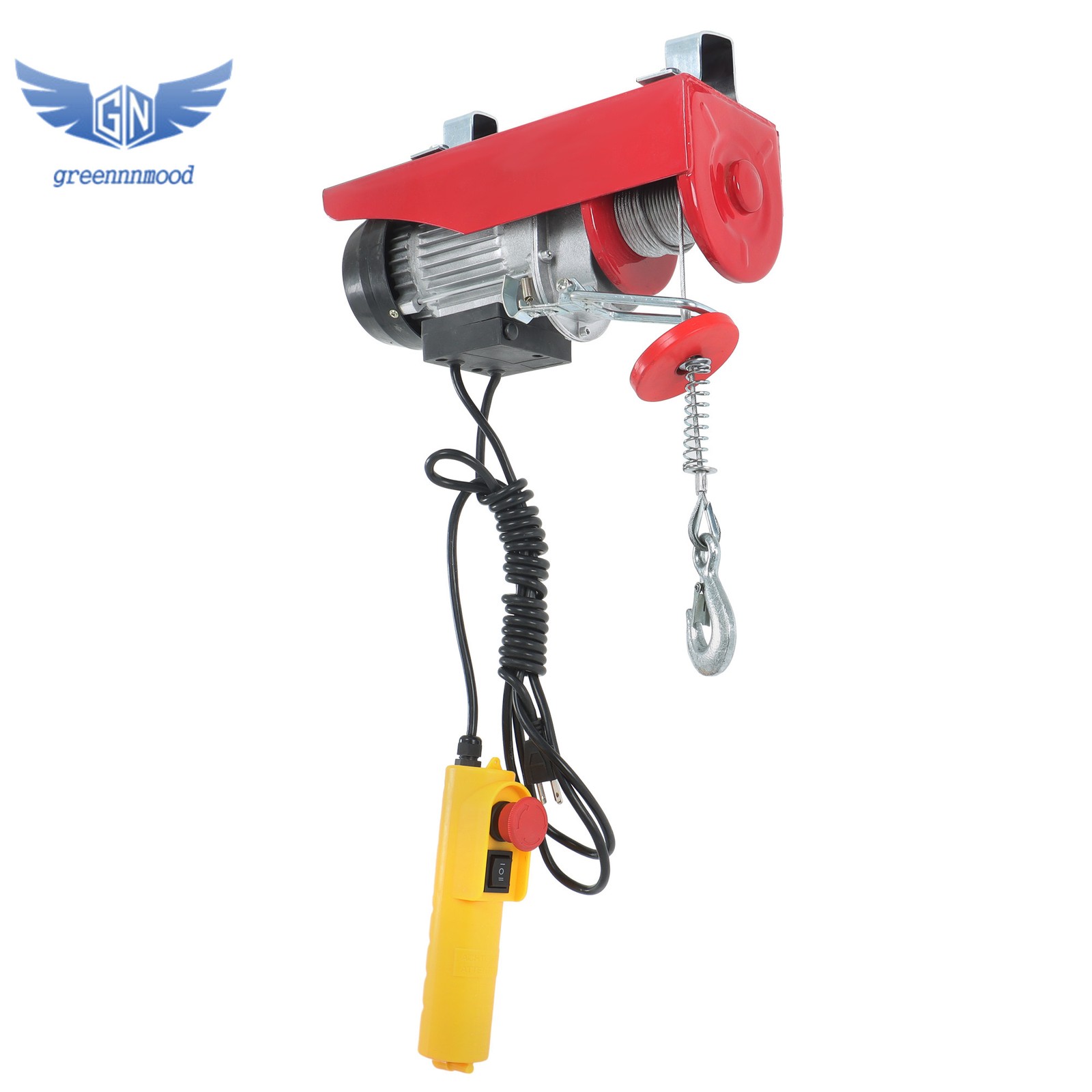 Mini Electric Hoist 110v 440lbs/200kg 6.6ft/2m Wired Remote Control