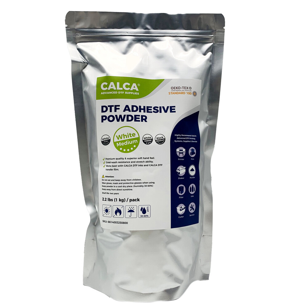 1KG 2.2lbs White TPU DTF Powder Digital Transfer Hot Melt Adhesive Powder USA