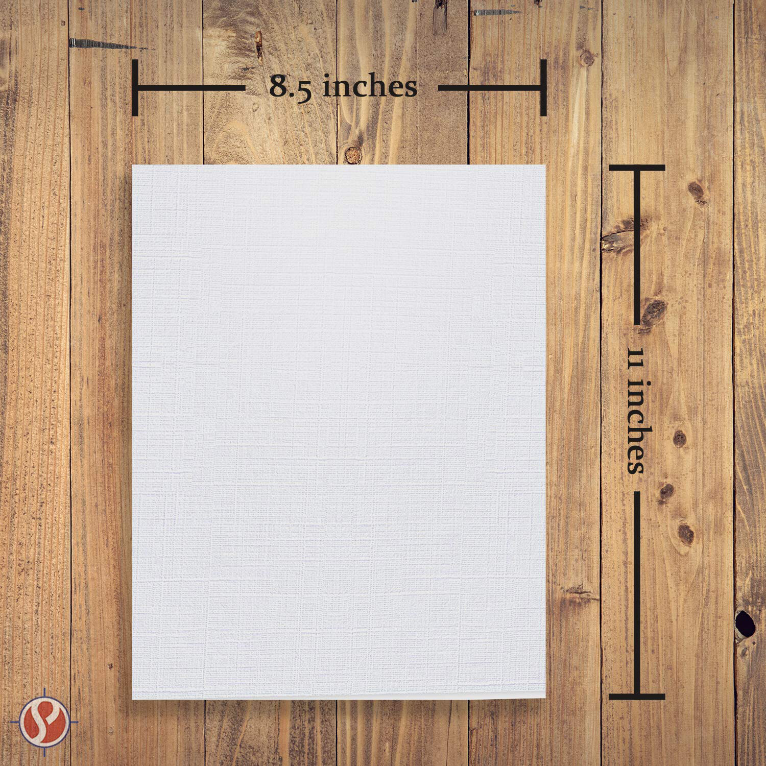 Linen Textured Cardstock Paper, 8.5 x 11, Antique Gray, 80lb Cover, 25 Sheets