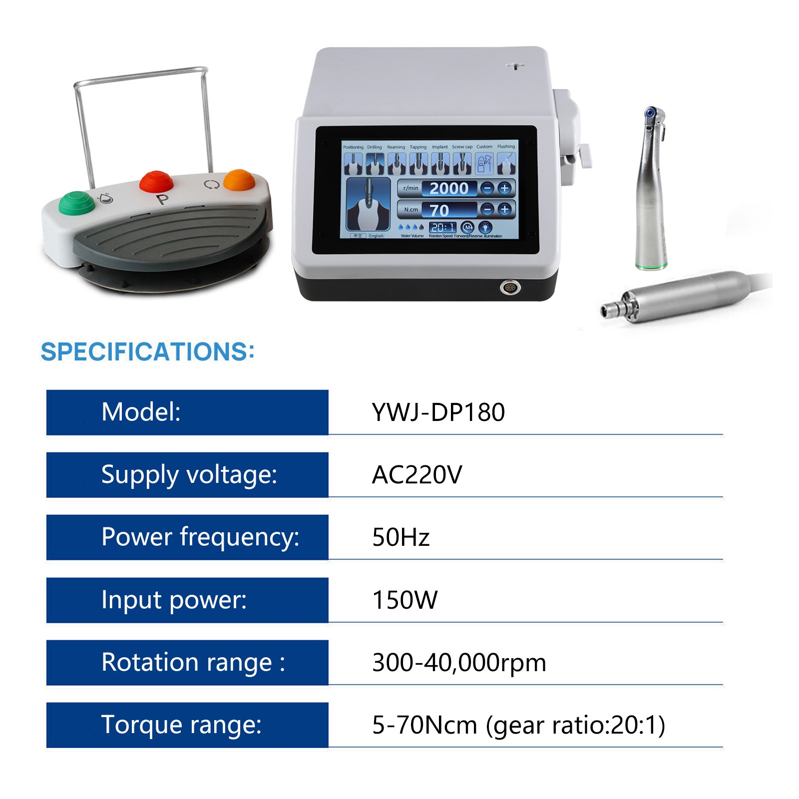 Dental Ultrasonic Scaler Tips Key Torque Wrench fit Woodpecker EMS / DTE SATELEC