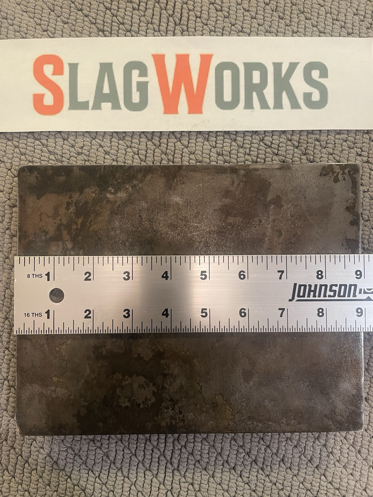 1x7x9 inch steel plate 7”x9” A36 Hot Roll Flat 1″ Thick
