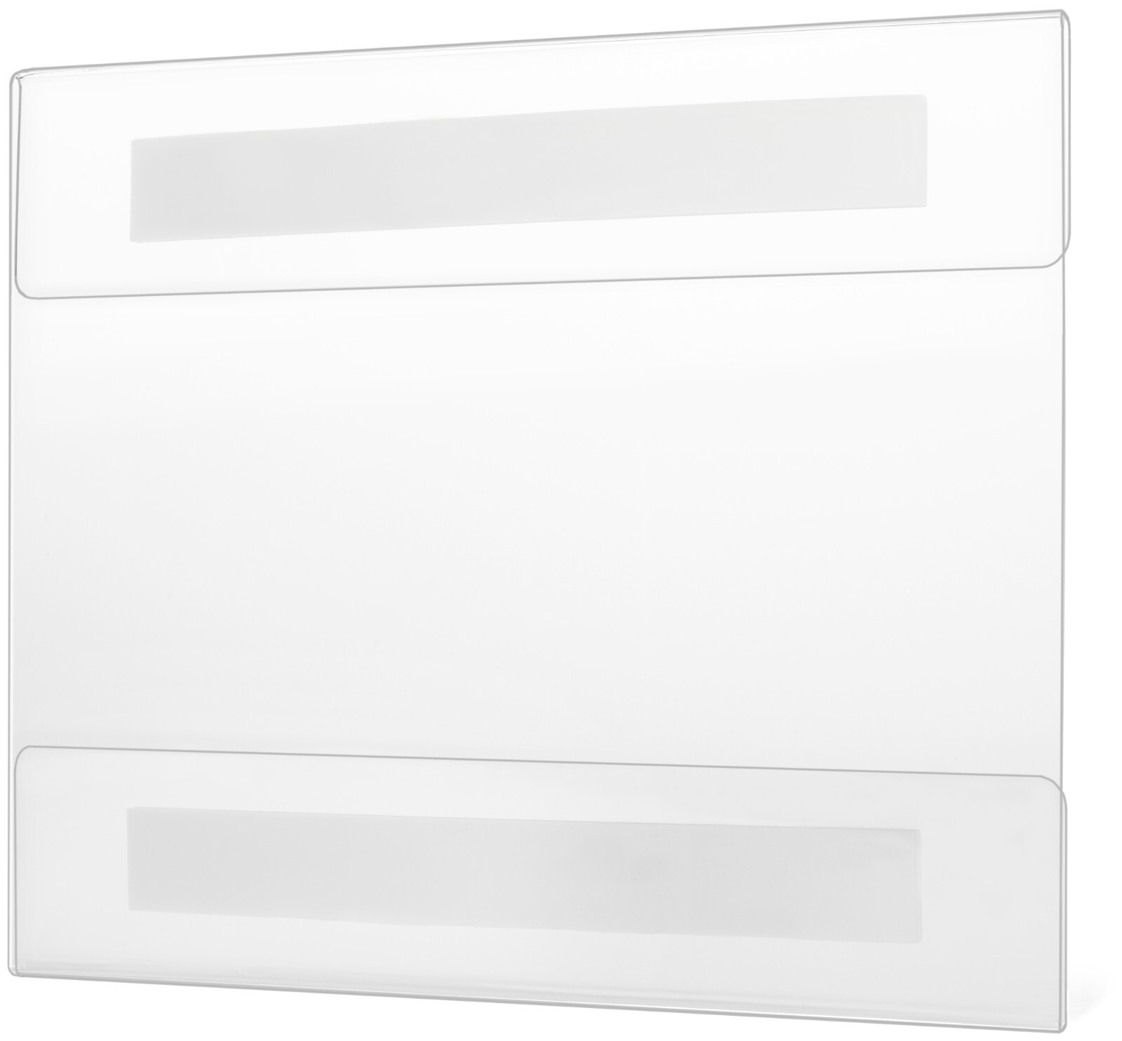 8.5 X 11 Wall Mount Acrylic Sign Holder 6 Pack Tape Clear Plastic Sign Arraview