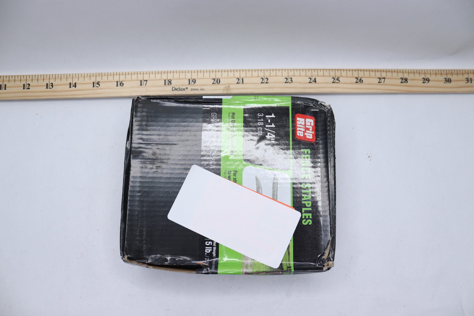 Grip Rite Fence Staple Galvanized #9 x 1.125″ 5lbs 114HGFS5