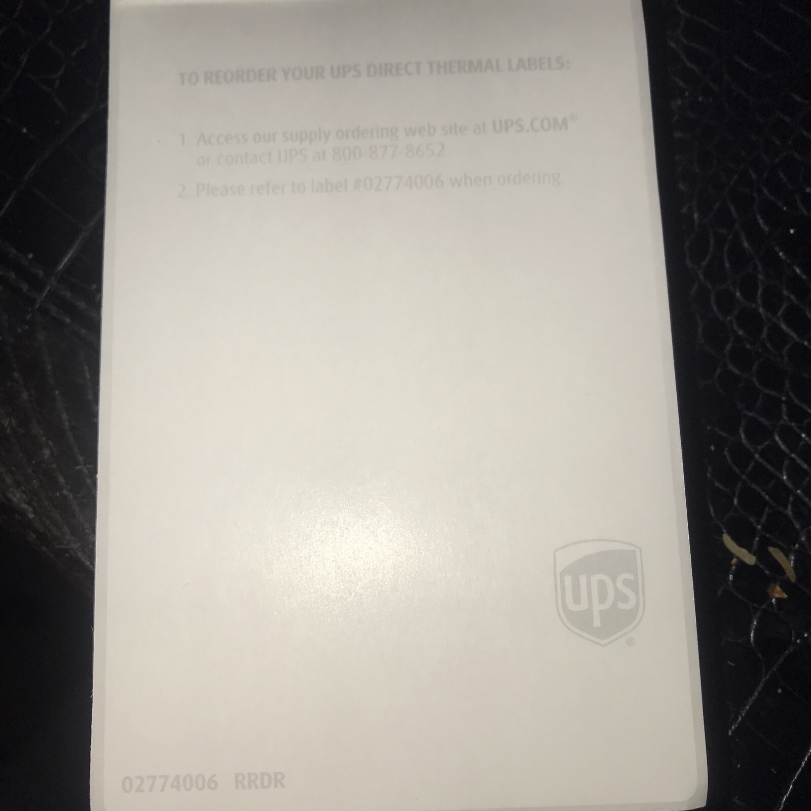 Fanfold (100 count) 4″ x 6″ Direct Thermal Shipping Certified UPS labels – New