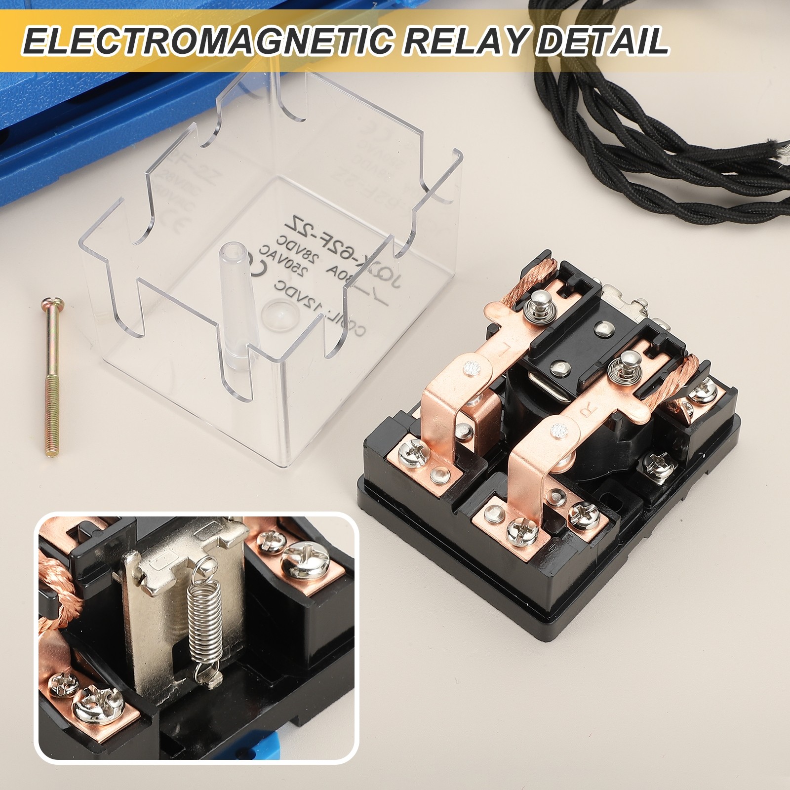 AC110V 120A Electromagnetic Relay High Power Relay DPDT 2NO 2NC Din Rail