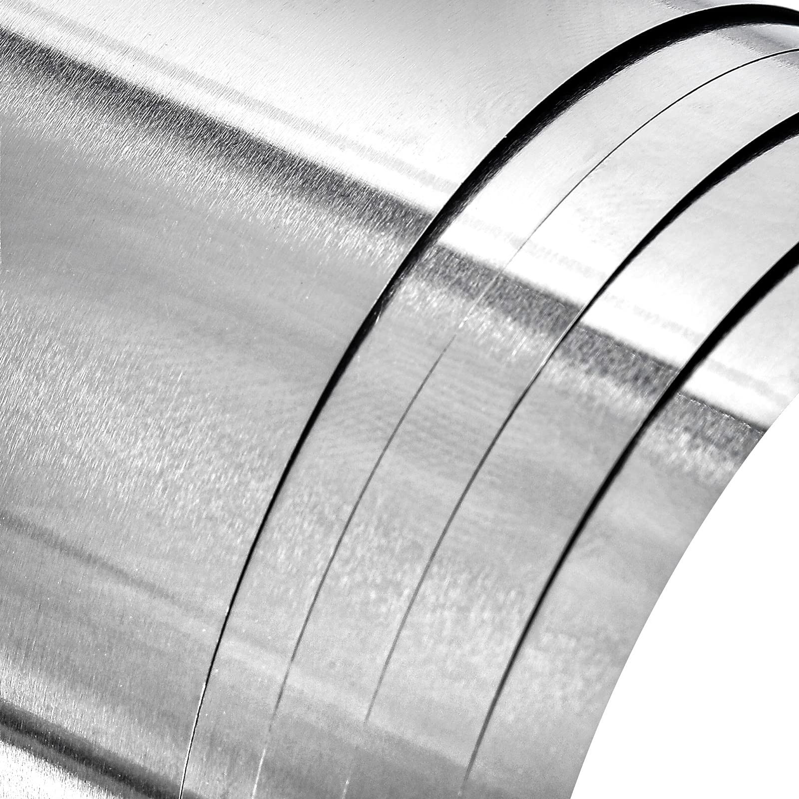 uxcell 0.07x100x1000mm 304 Stainless Steel Roll 0.07x100x1000mm, Silver Tone