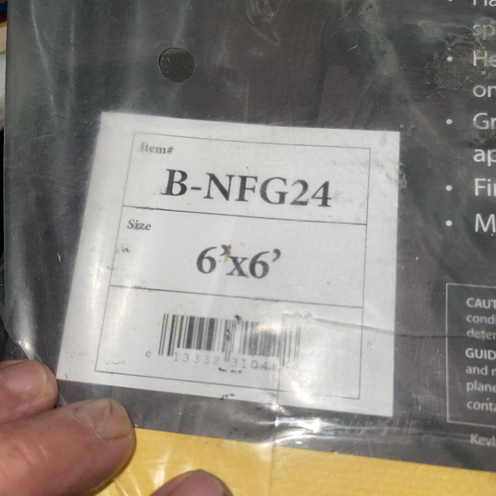 NEW – Revco Black Stallion B-NFG24 6’X6′ Medium Duty Welding Blanket