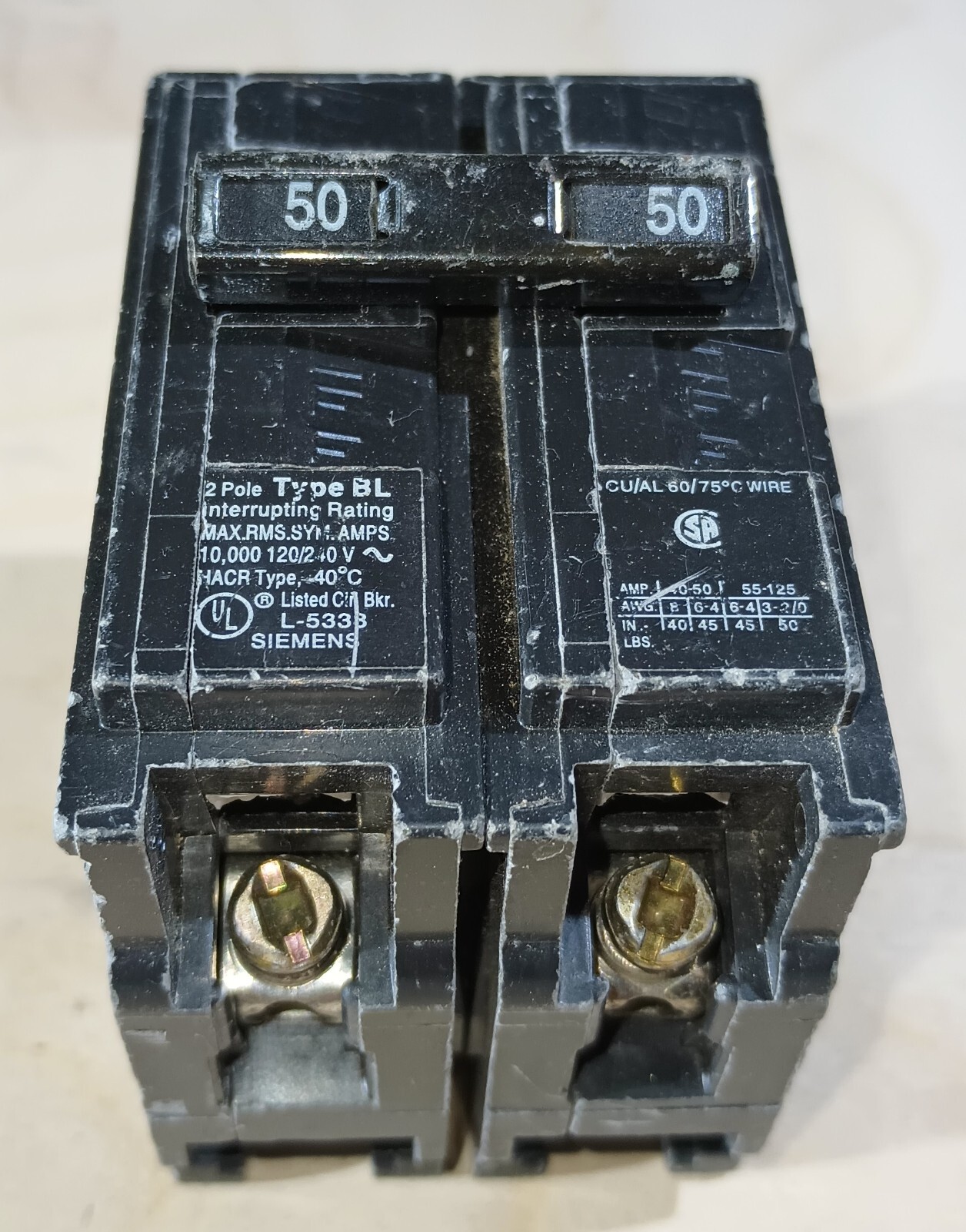 Siemens B250 Circuit Breaker