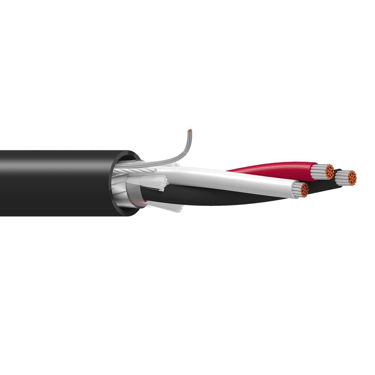 Belden 9365 18 AWG 1 Triad Overall Shielded PLTC Instrumentation Cable 300V