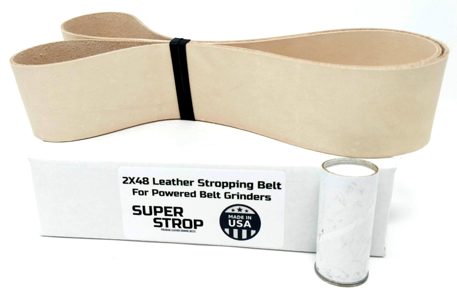 2X48 inch Super Strop Leather Honing Strop Belt fits 2×48 Belt Sanders
