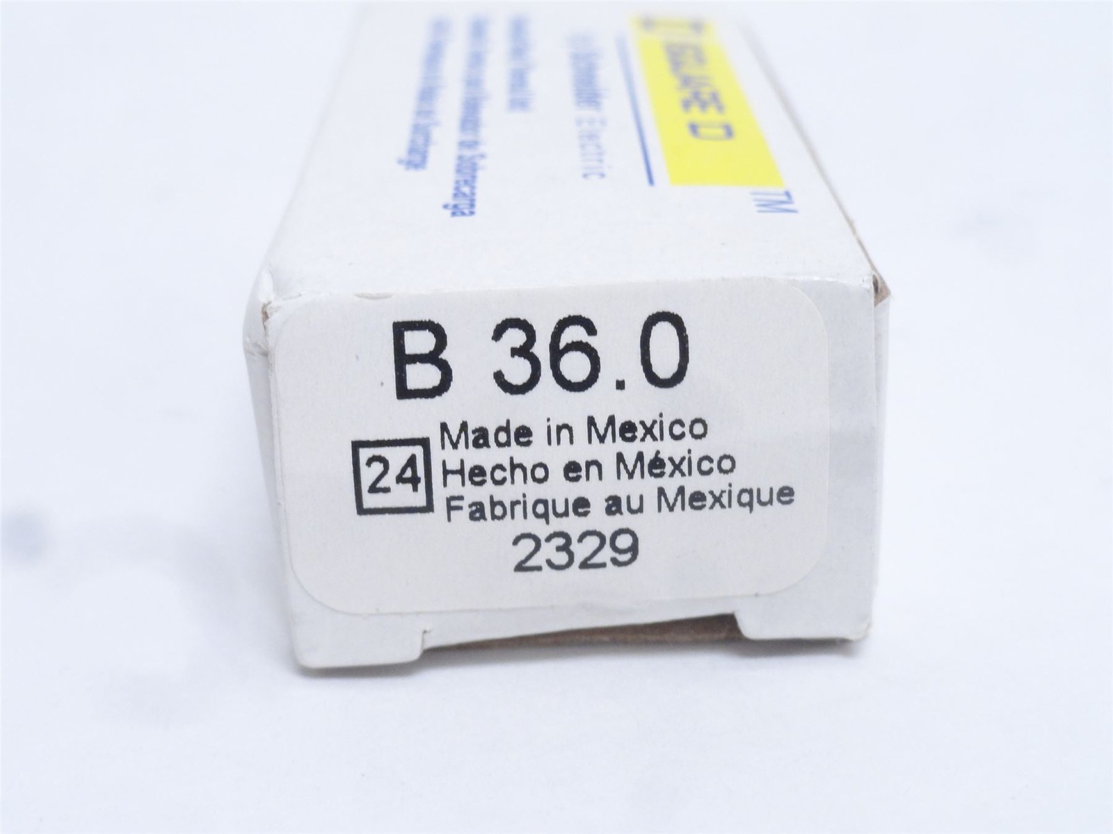 248733 New In Box; Square D B36.0 Thermal Overload Relay Unit; Ser: B