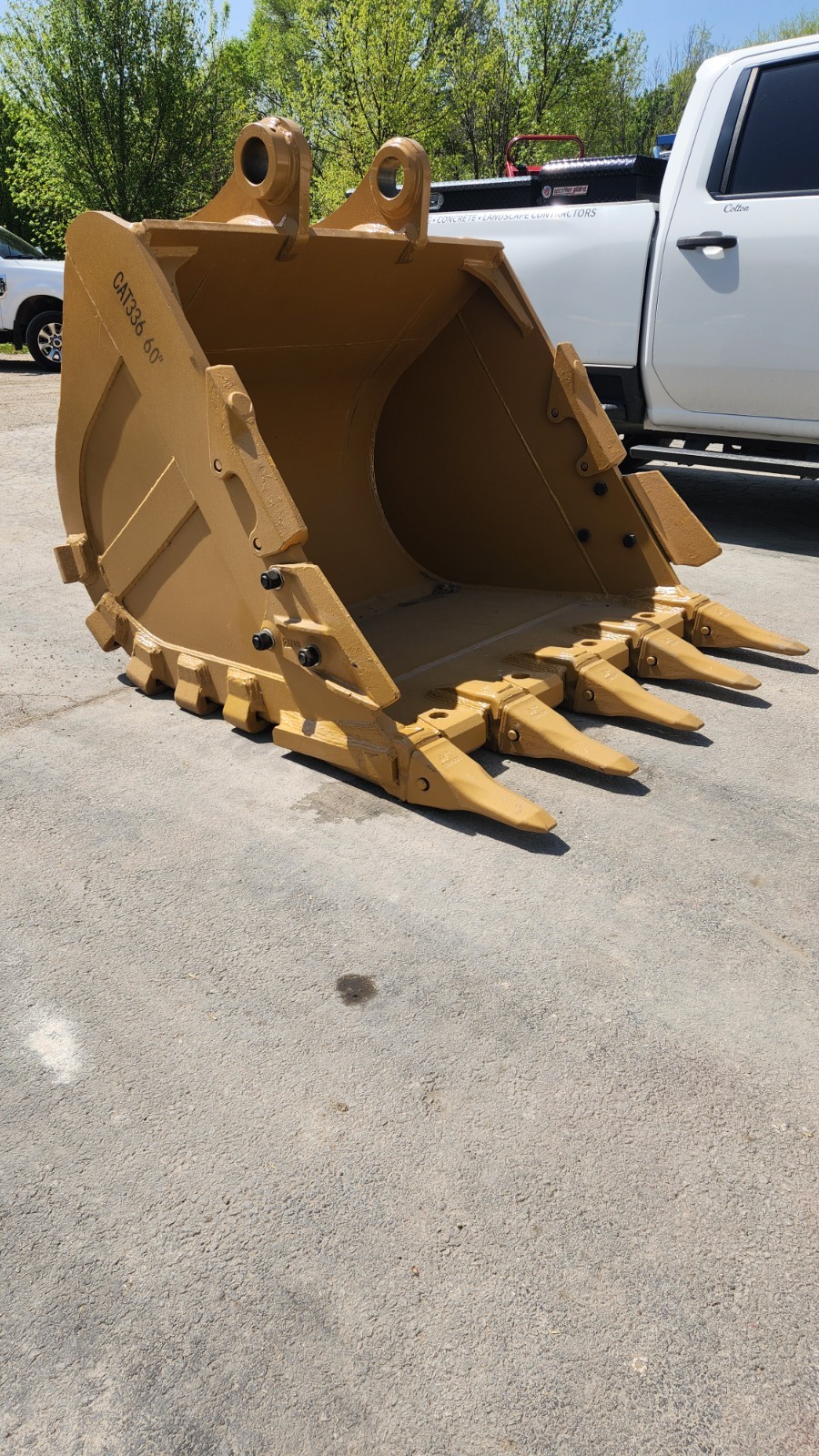 66″ CUT Cat 330 336 60″ Heavy Duty Digging Tooth Bucket Excavator 90mm 100mm