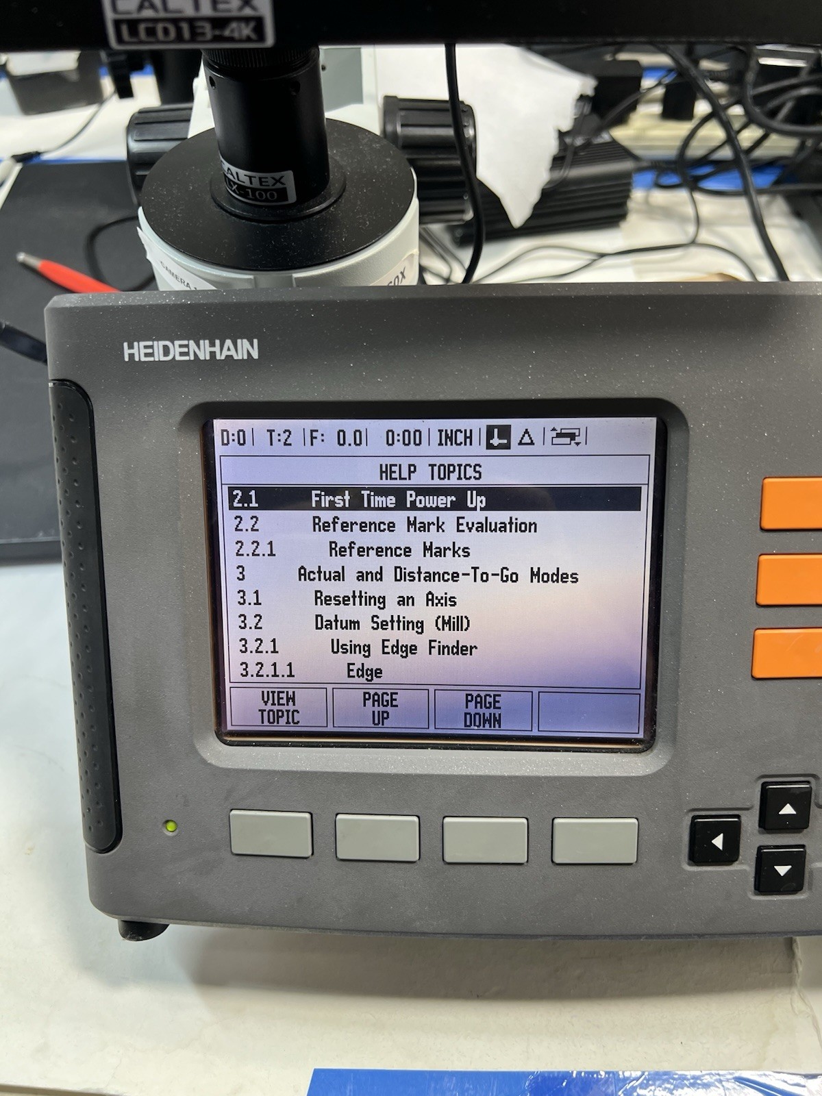 Heidenhain ND 780 ID 520 010-01 panel/Software Version 2.0.4