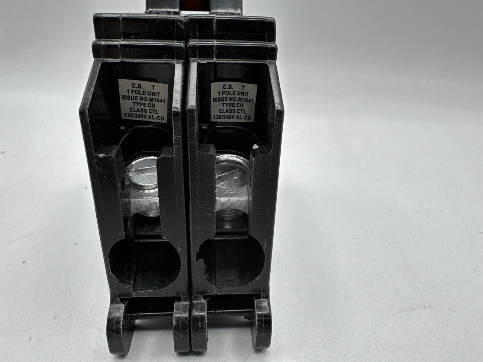 100 Amp 2-Pole Circuit Breaker, Plug-On Molded Case Circuit Breaker