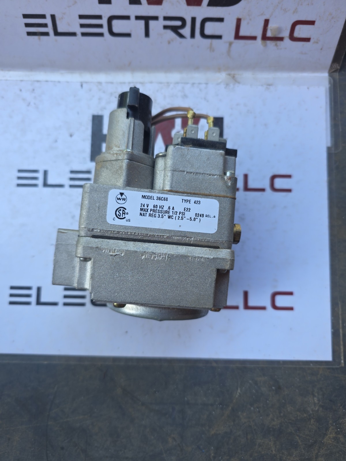 White Rodgers 36C68 Type 423 Gas Valve outlet/inlet 3/4″ New