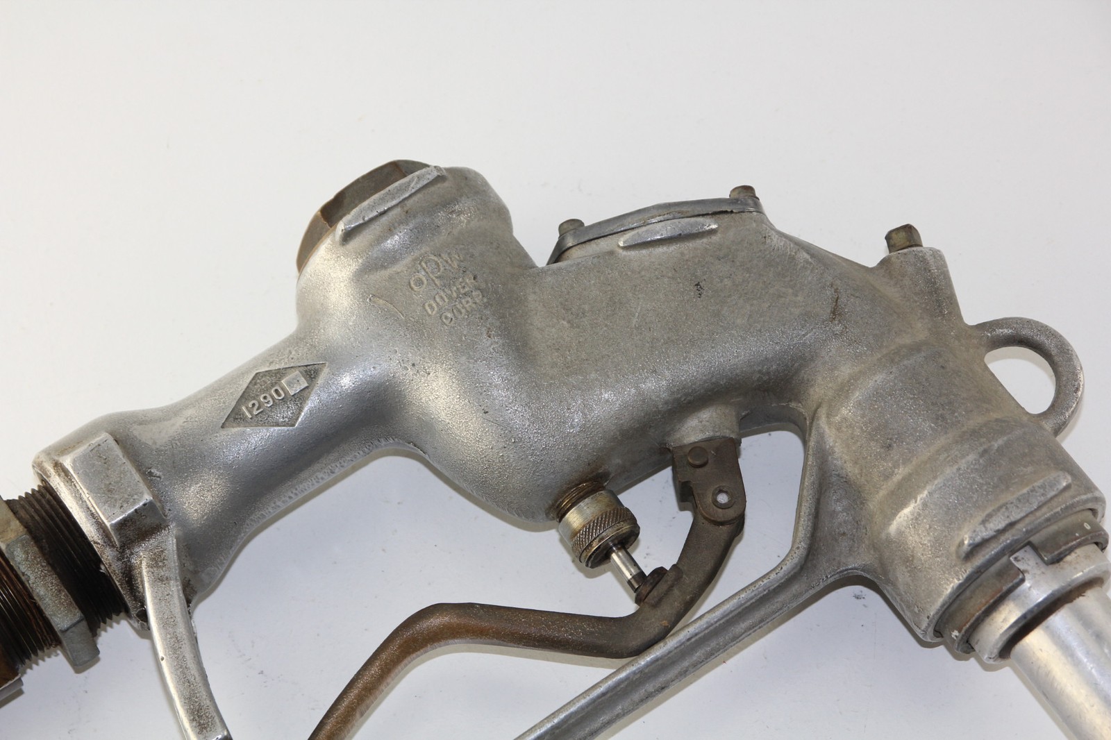 OLD GAS NOZZLE OPW Dover 1290 Fil-O-Matic Automatic Shut Off Bulk Fuel w/Swivel