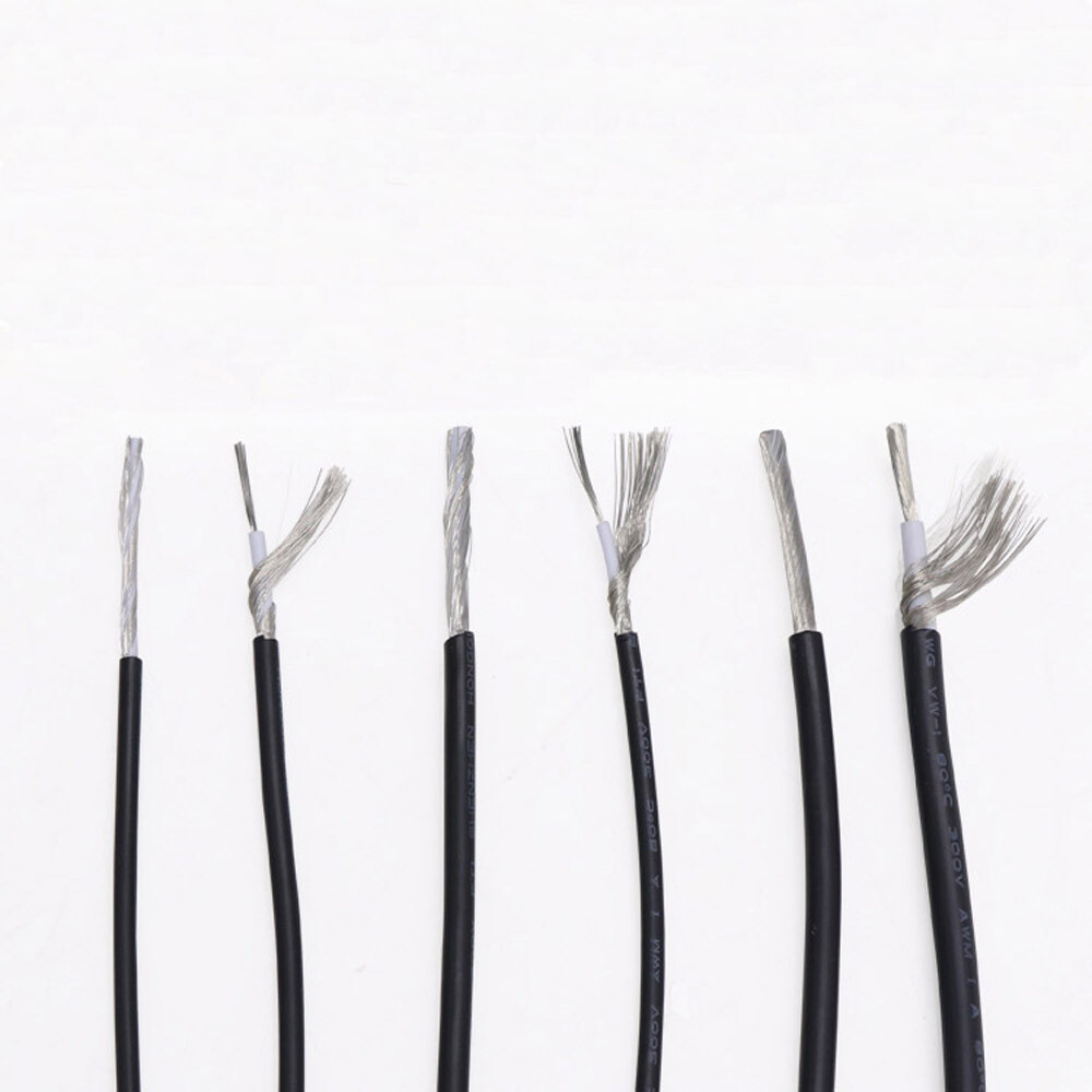 24AWG – 14AWG Tinned Copper Shielded Wire UL1185 Single Core PVC Cable For Audio