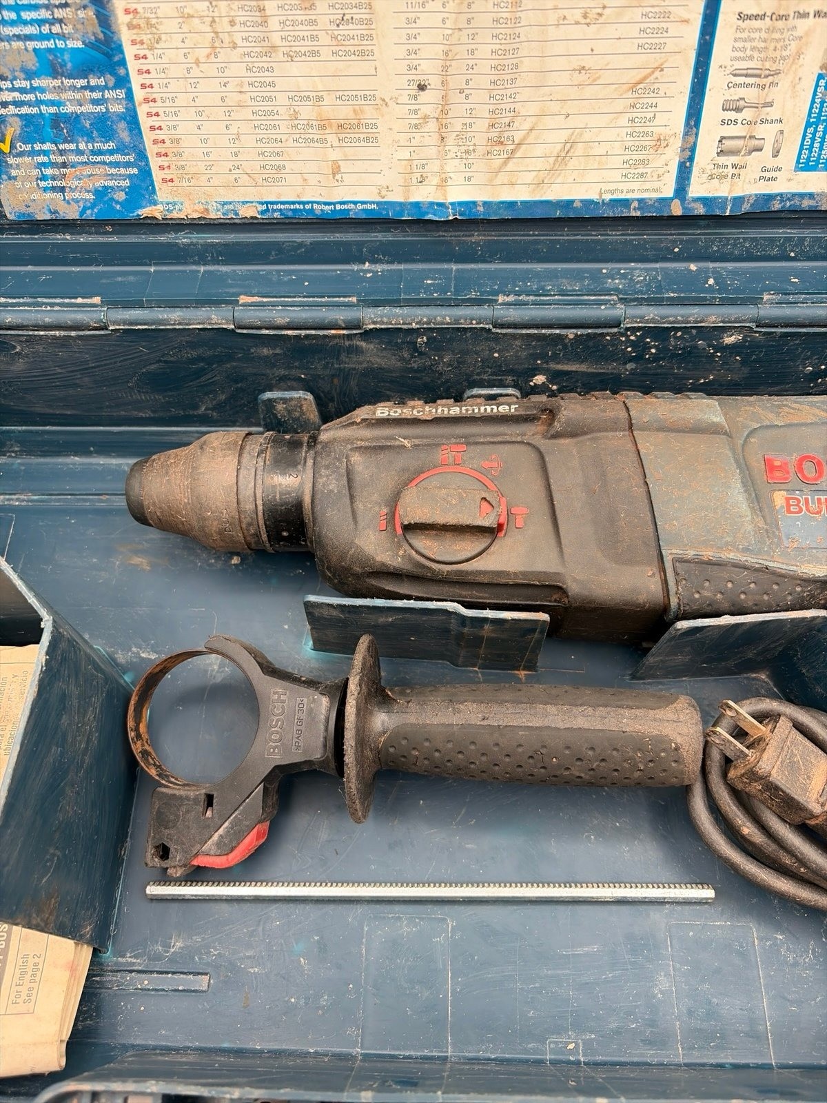 Bosch 11255VSR Bulldog Xtreme SDS-Plus Rotary Hammer Drill Corded w/Case