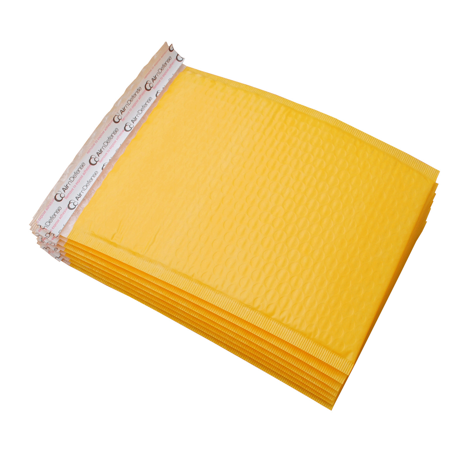 AirnDefense 1000 #0 6.5X10″ Yellow Poly Bubble Mailers Shipping Padded Envelope