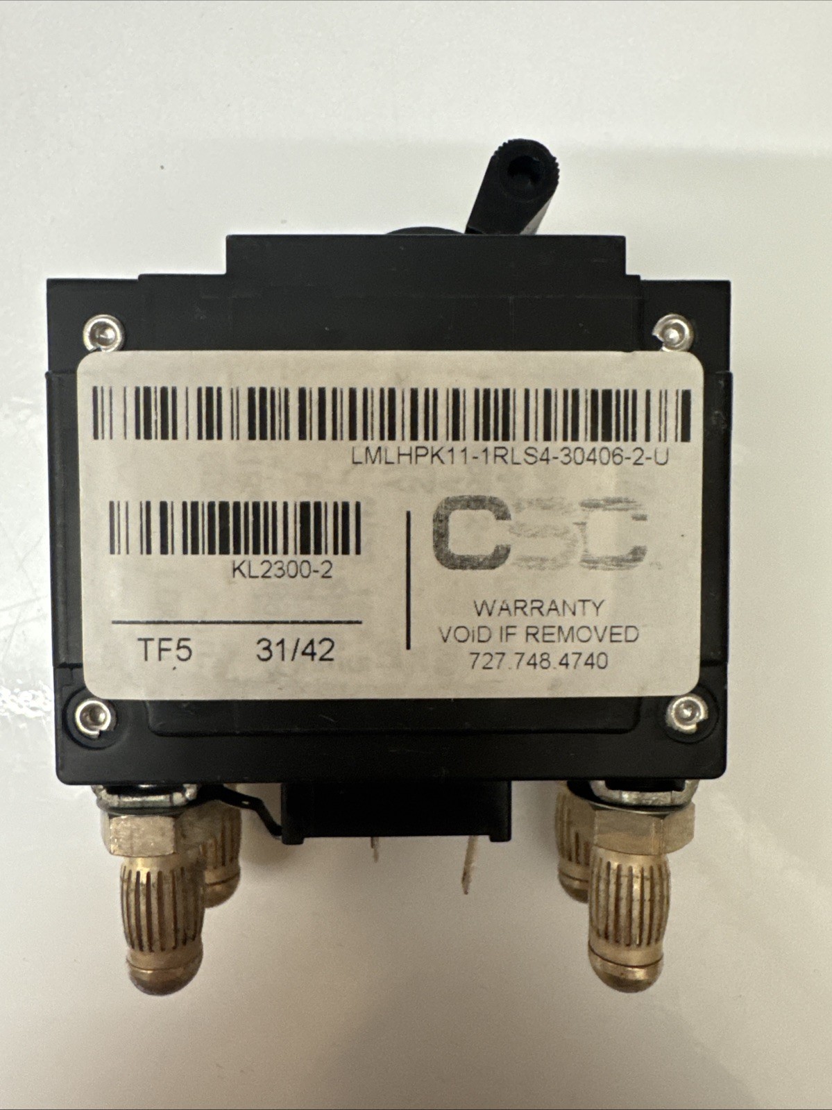 (LOT OF 10) Airpax 150 amp Circuit Breaker LMLHPK11-1RLS4-30406-2-V 150A 80V