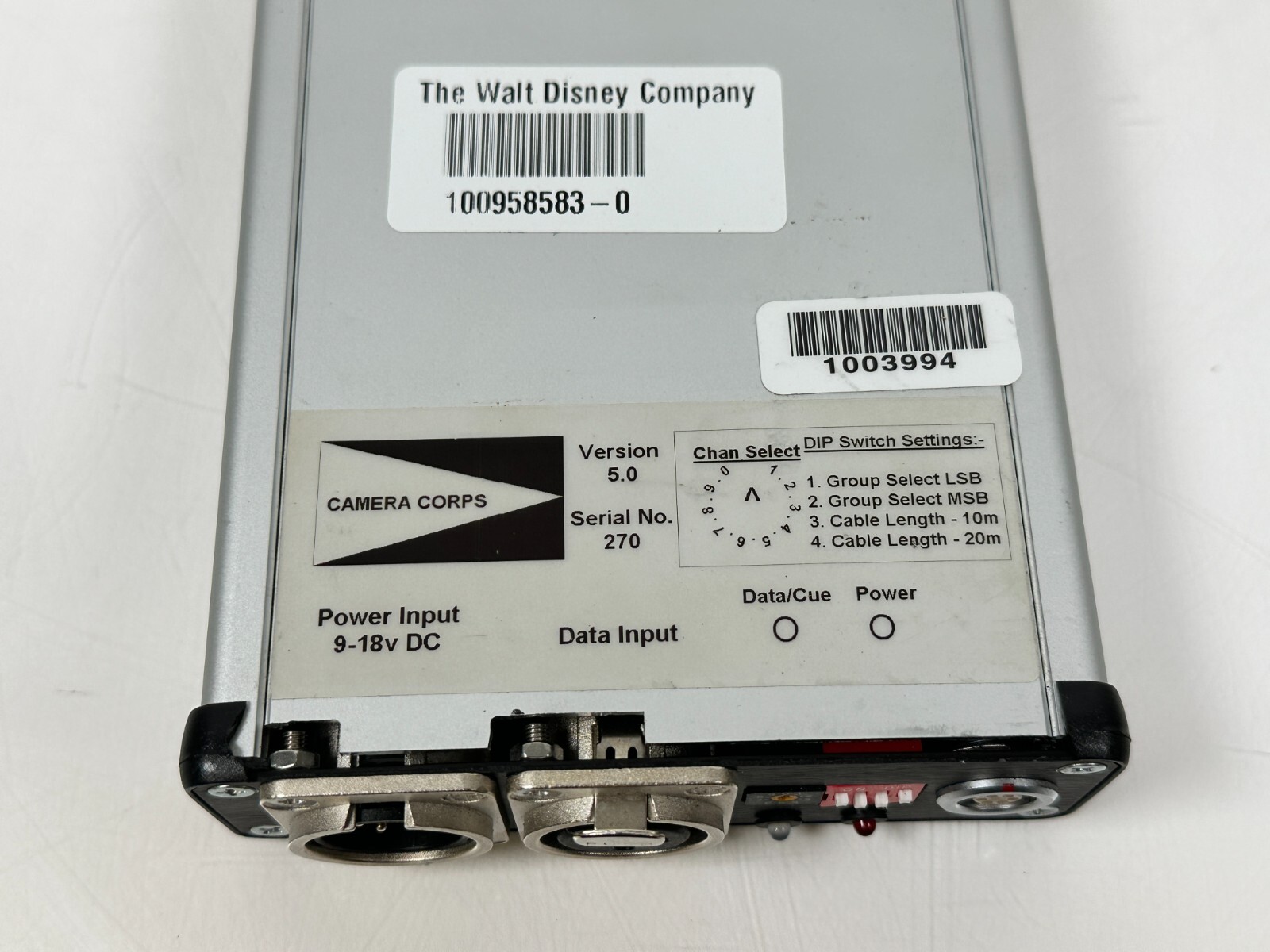Camera Corps Version 5.0 9-18v DC Interface Box