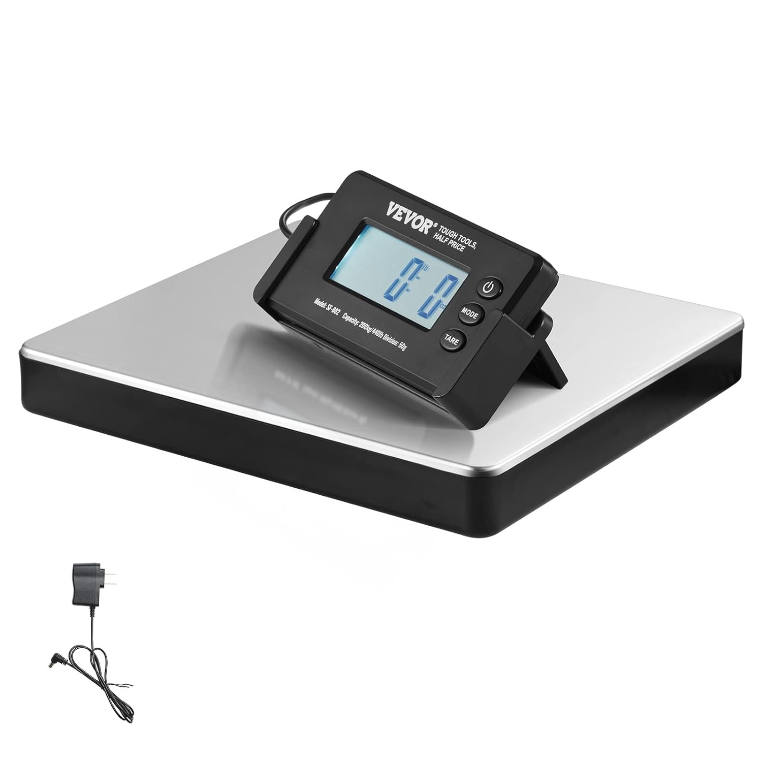 Bascula Digital Industrial Commercial De Peso Para Negocio Plegable 200Kg/440Lb