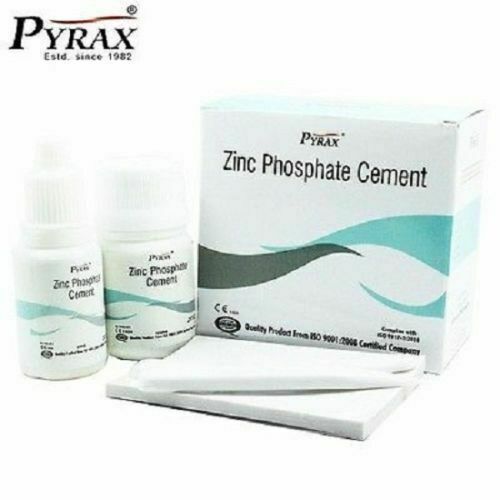 PYRAX Zinc Phosphate Cement Permanent Tooth Filling Fixation kit free ship