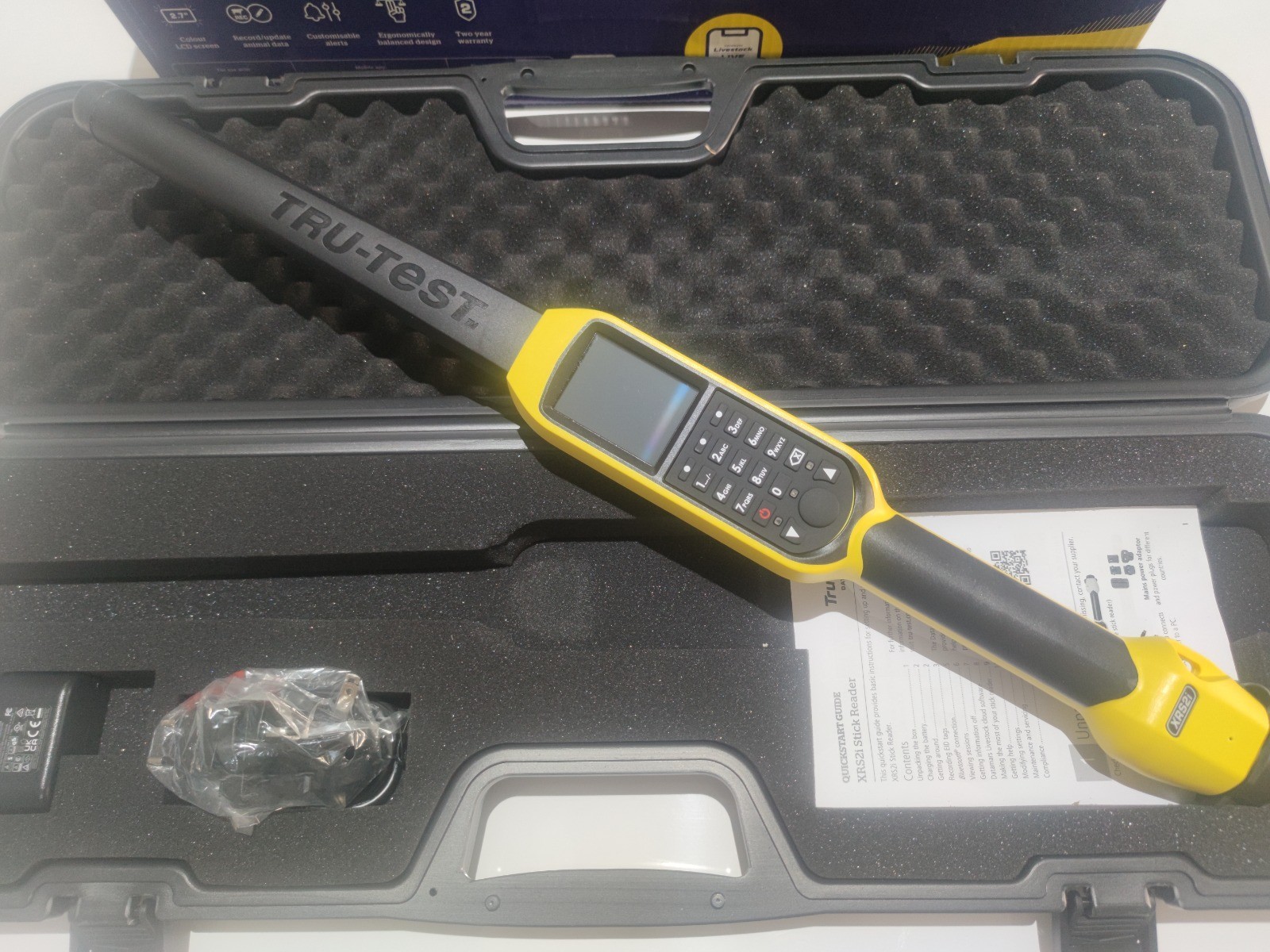TRU-TEST XRS2i LIVESTOCK EID STICK READER NEW IN BOX RETAIL $2100 FREE SHIPPING