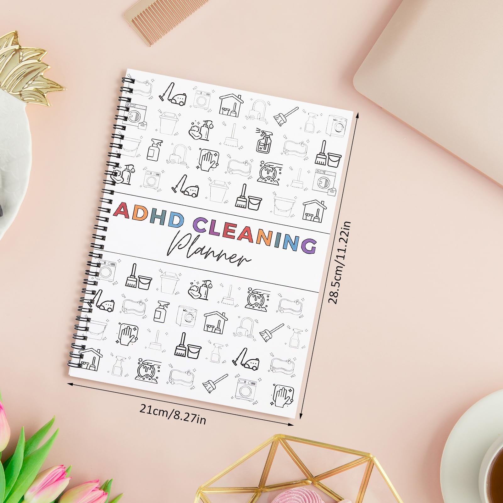 ADHD Cleaning Planner, Cleaning Schedule and Checklist Organizer, Daily Weekl…