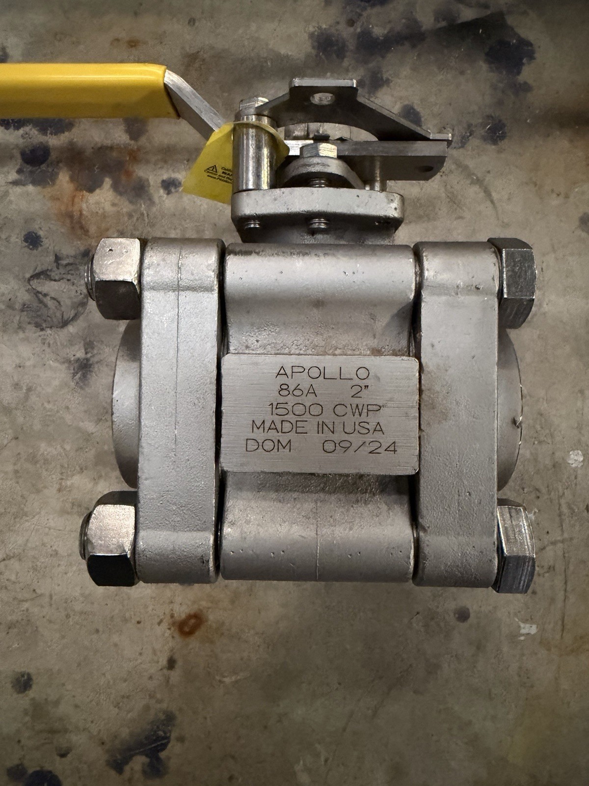 Apollo 3-PC Full-Port Socket-Weld Stainless Steel 2″ Ball Valve 86A-208-01