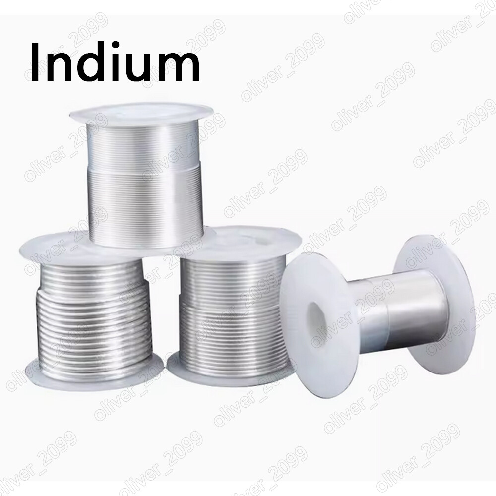 1 Meter 99.99% High-Purity Indium In Wire Round Solid Indium Wire