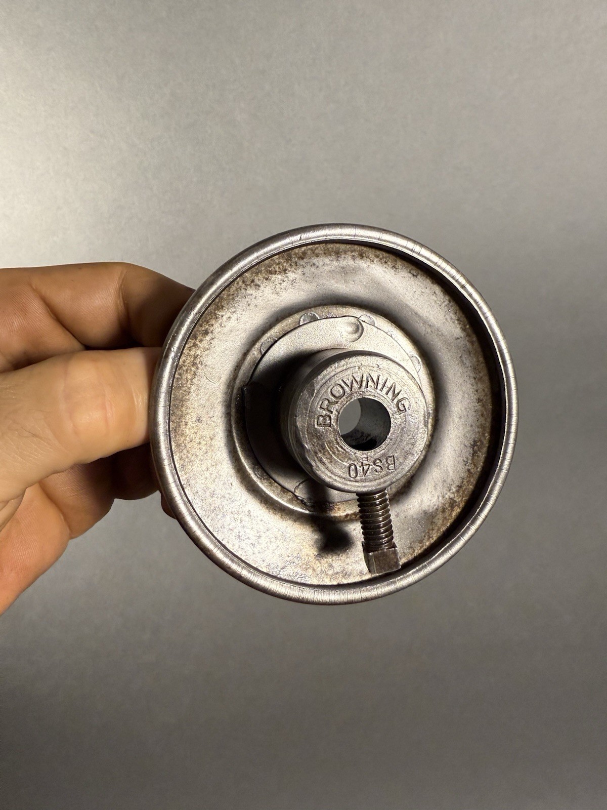Browning BS40 pulley. Came From Vintage Delta 768 Bandsaw. 1/2” Bore.4” Diameter