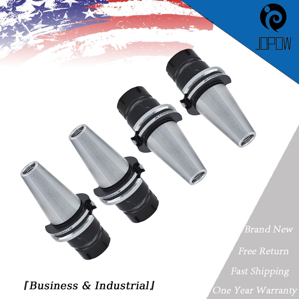  CAT40 4Pcs ER25 Collet Chuck W. 2.76″ Gage Length Chucks Tool Holder Set